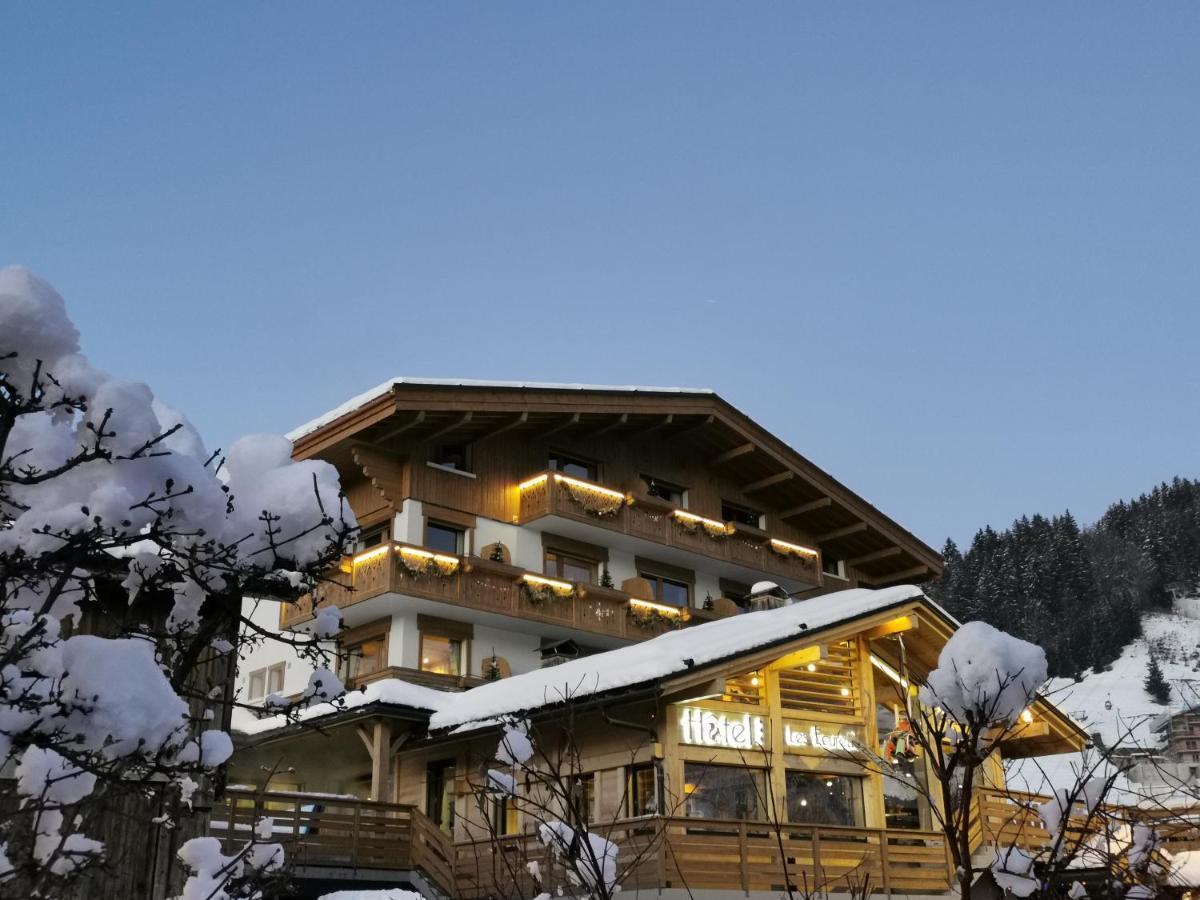 Hotel-Chalet Les Ecureuils Restaurant, Piscine, Garage Le Grand-Bornand Exterior photo